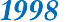 ミラプロ 沿革 1998年 平成10年